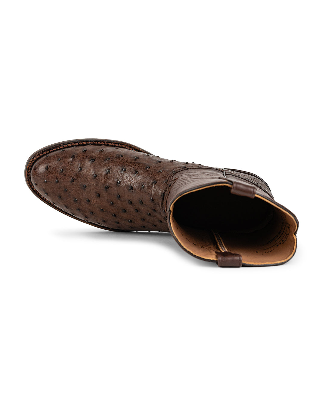 Bota de Avestruz Color Chocolate