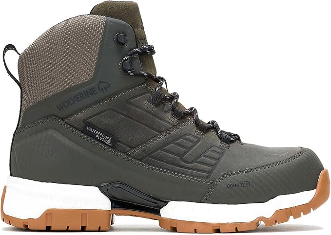 Bota de Trabajo Wolverine Surge LX Impermeable para Hombre