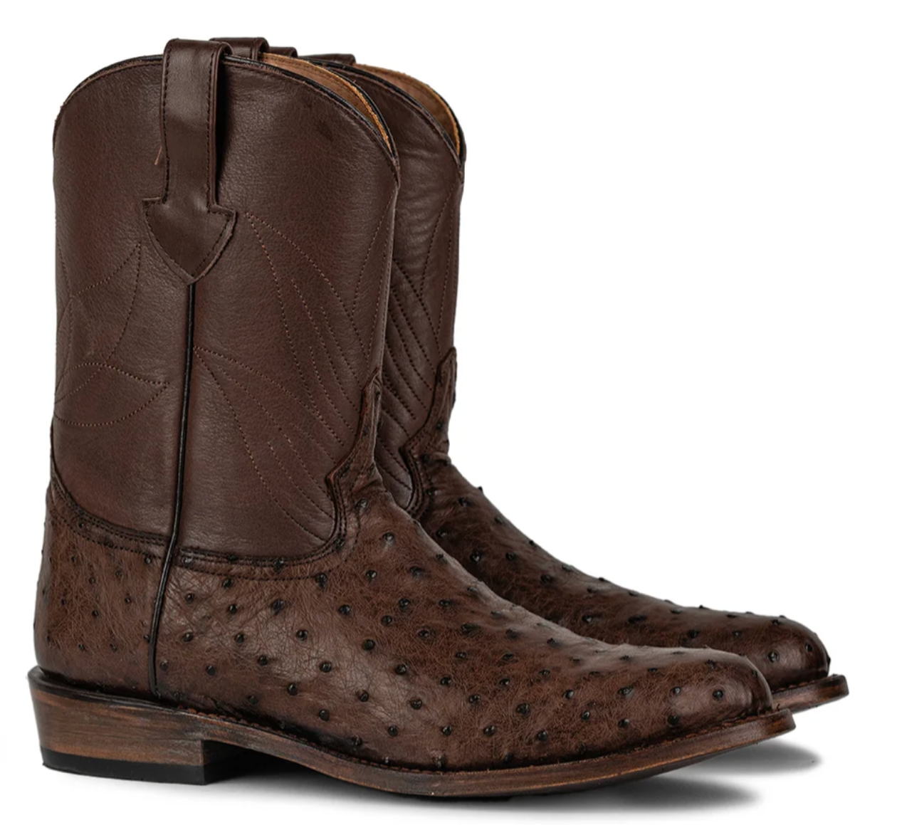 Bota de Avestruz Color Chocolate