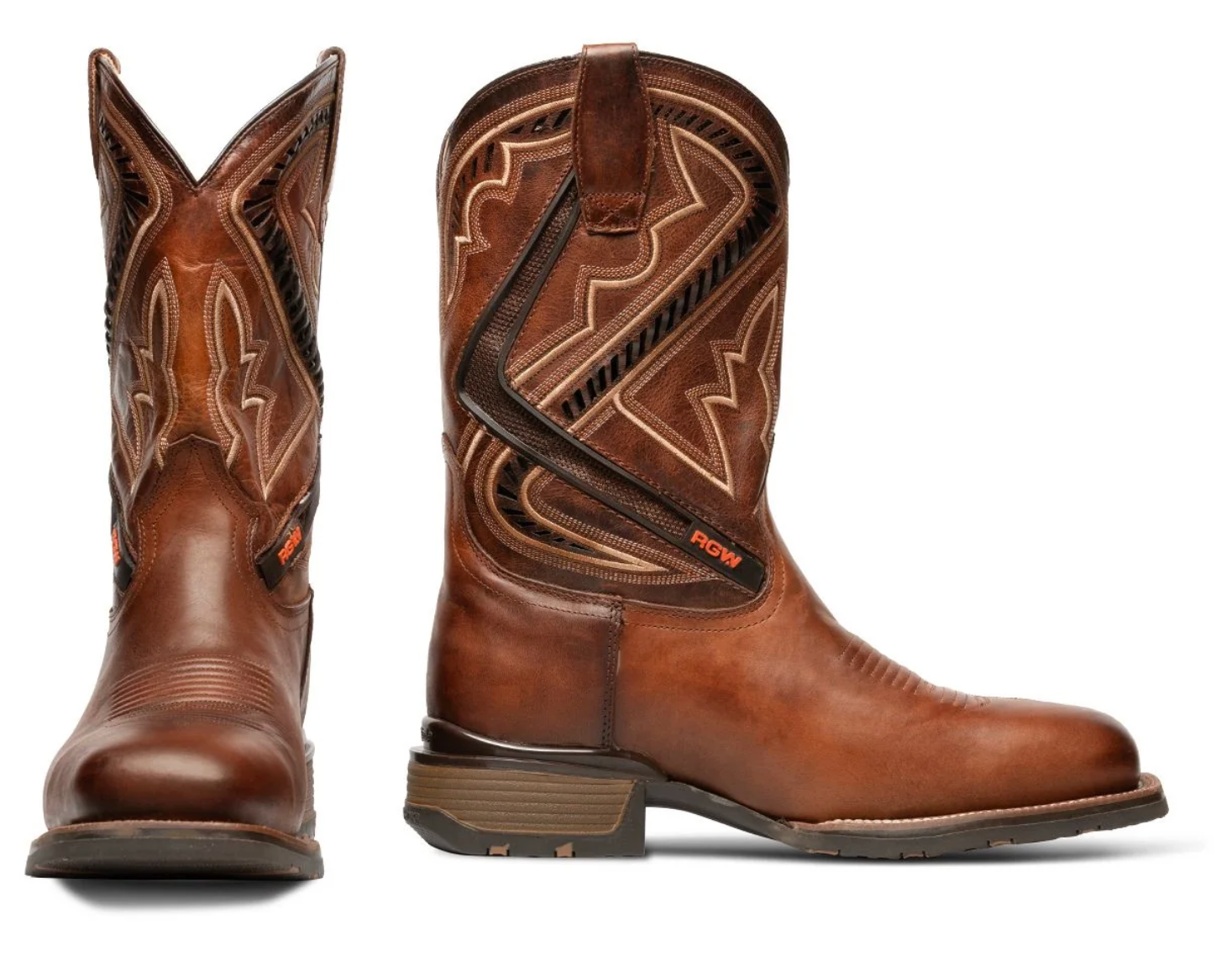 Bota Vaquera de Rodeo Rio Grande Maverick 01