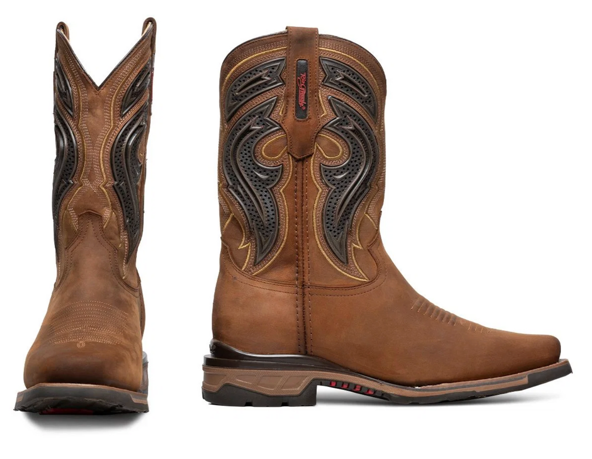 Bota Vaquera de Rodeo Rio Grande Tornado