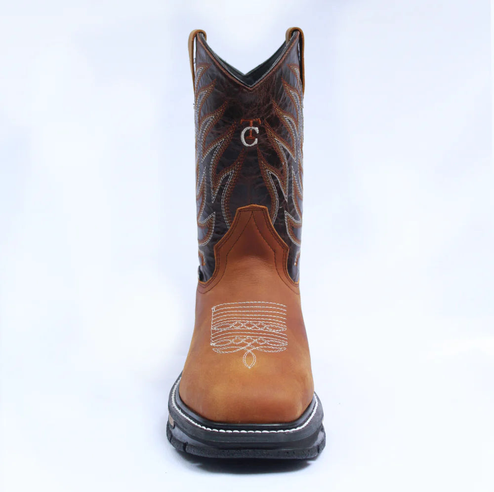 Bota de Trabajo Vaquera TC10 con Casquillo de Acero