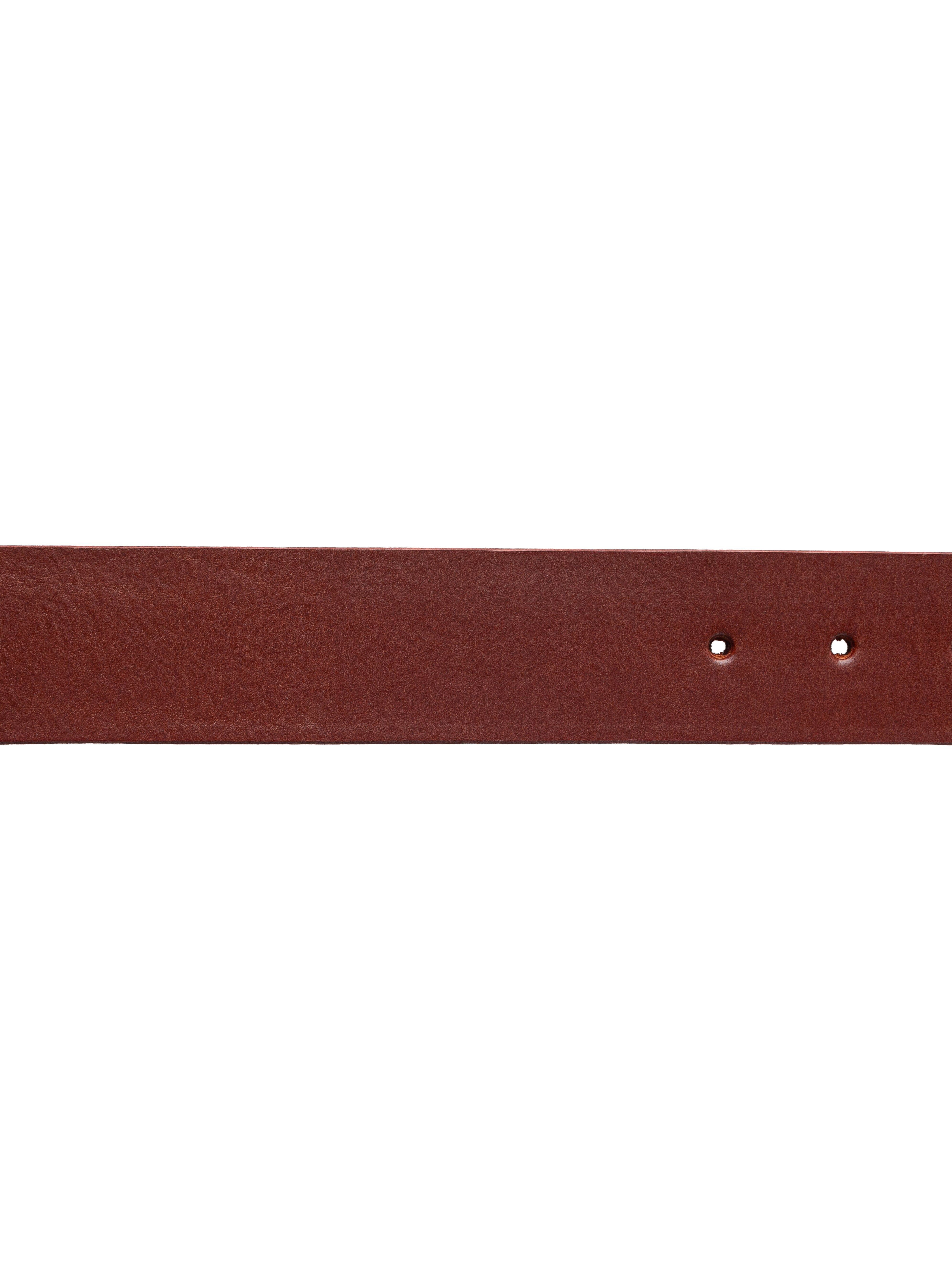 Vista del cuerpo del Cinturón Clásico Sillero Ocre Estilo 10, destacando su diseño elegante y funcional, disponible en Boot Place.