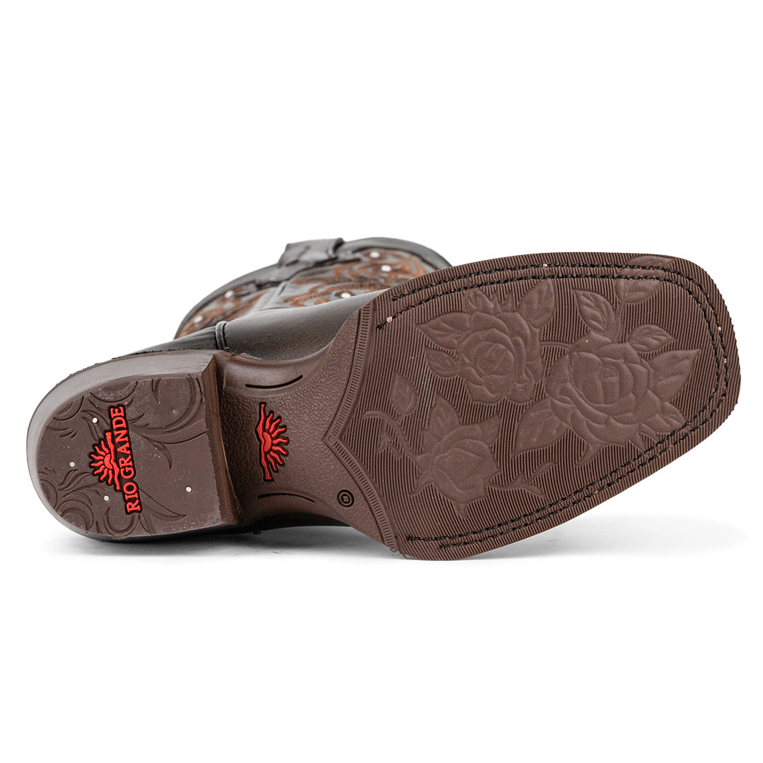 Detalle de la suela Weltflex de la Bota Vaquera Venaria, con flexibilidad, acojinamiento y mayor tracción, disponible en Boot Place.