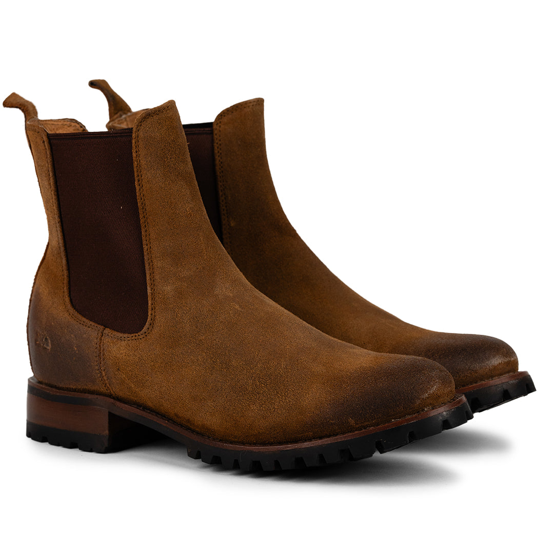 Suede Botines Chelsea Marrones Boots Botines Marrones Chelsea Bota