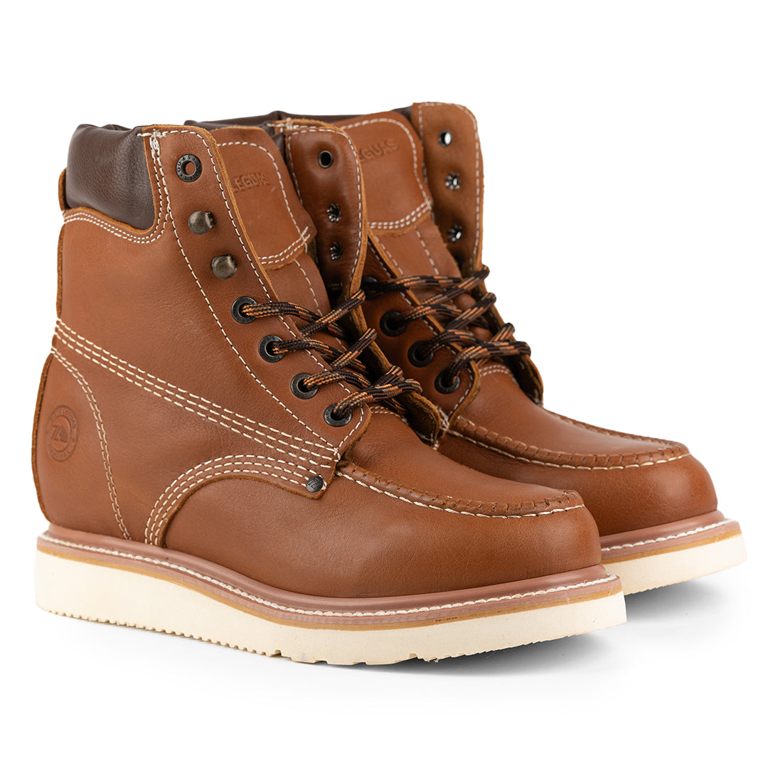 Bota de Trabajo Moc-Toe con Agujetas Siete Leguas Bootplace