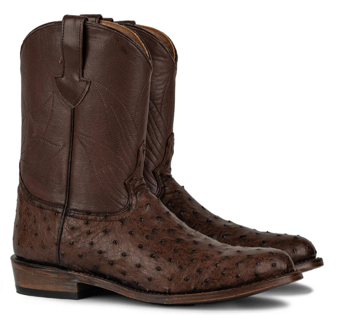 Bota de Avestruz Color Chocolate