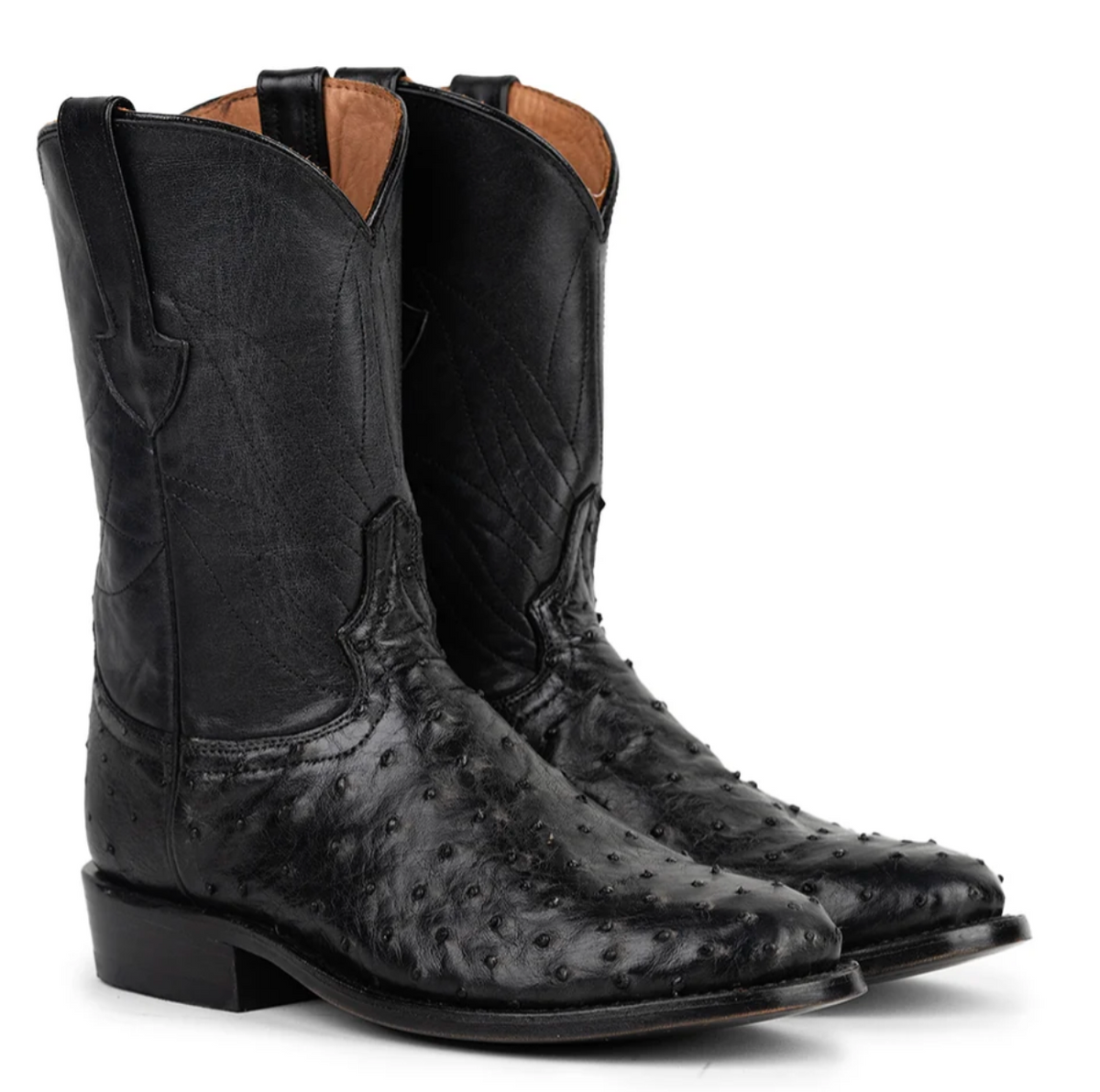 Bota de Avestruz Color Negro