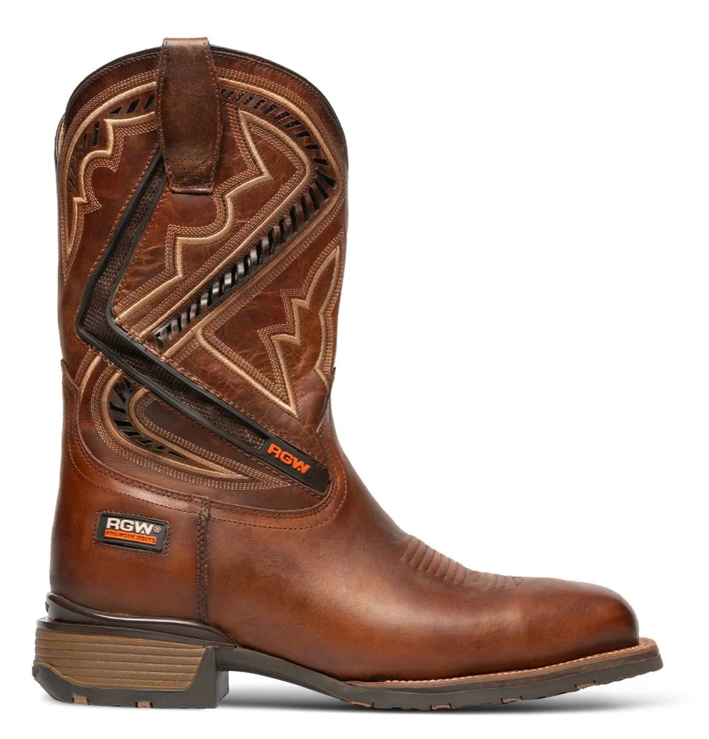 Bota Vaquera de Rodeo Rio Grande Maverick 01