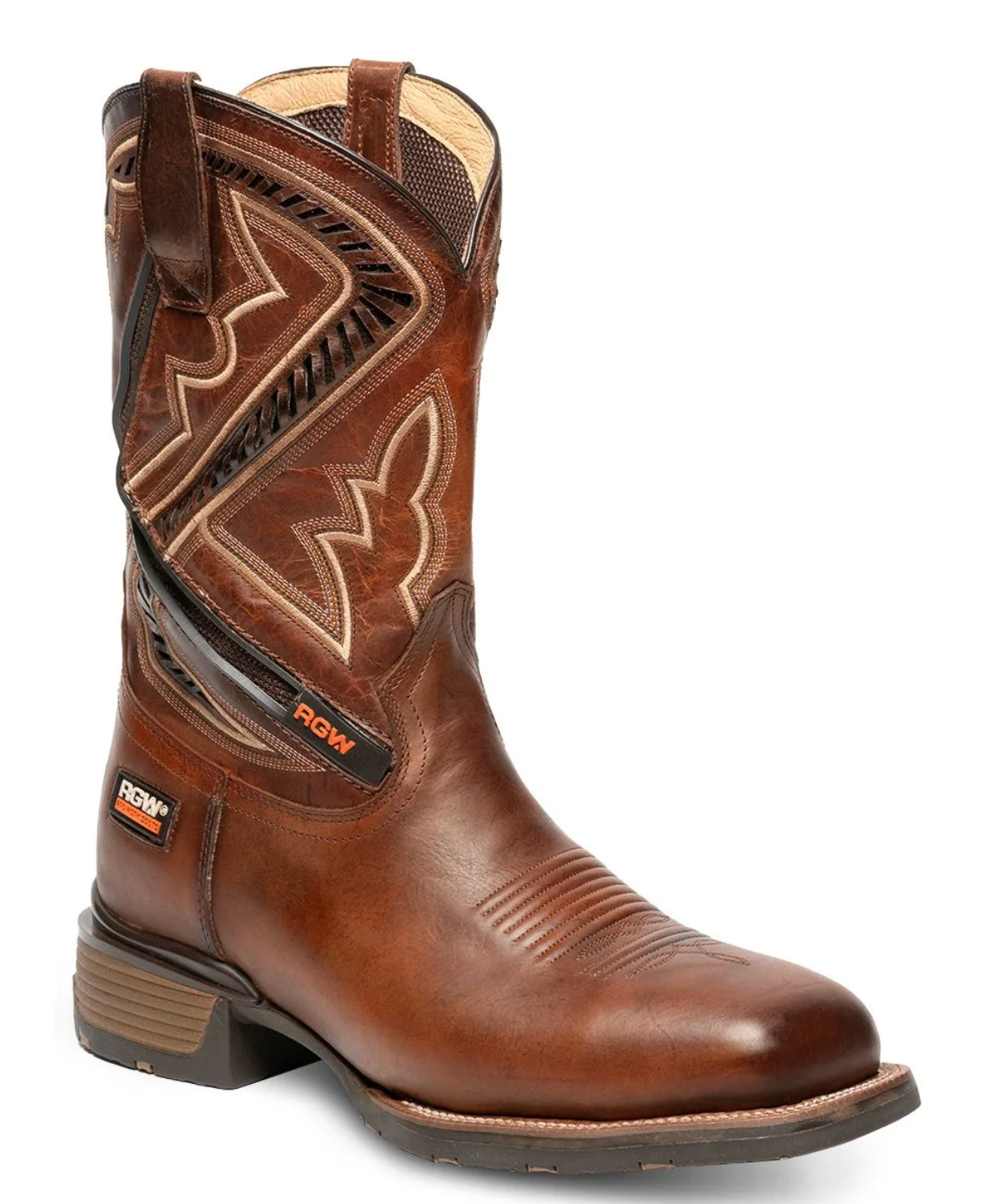 Bota Vaquera de Rodeo Rio Grande Maverick 01