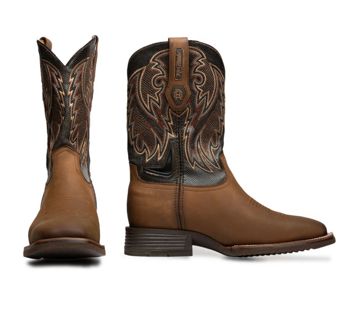 Bota Vaquera de Rodeo Rio Grande Huracán 01