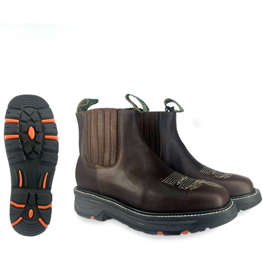 Bota de Trabajo Charro Choco Suela Comoda 3078