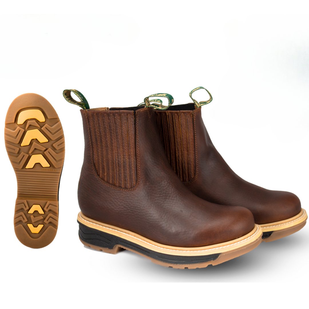 Bota de Trabajo Charro Tan 2160