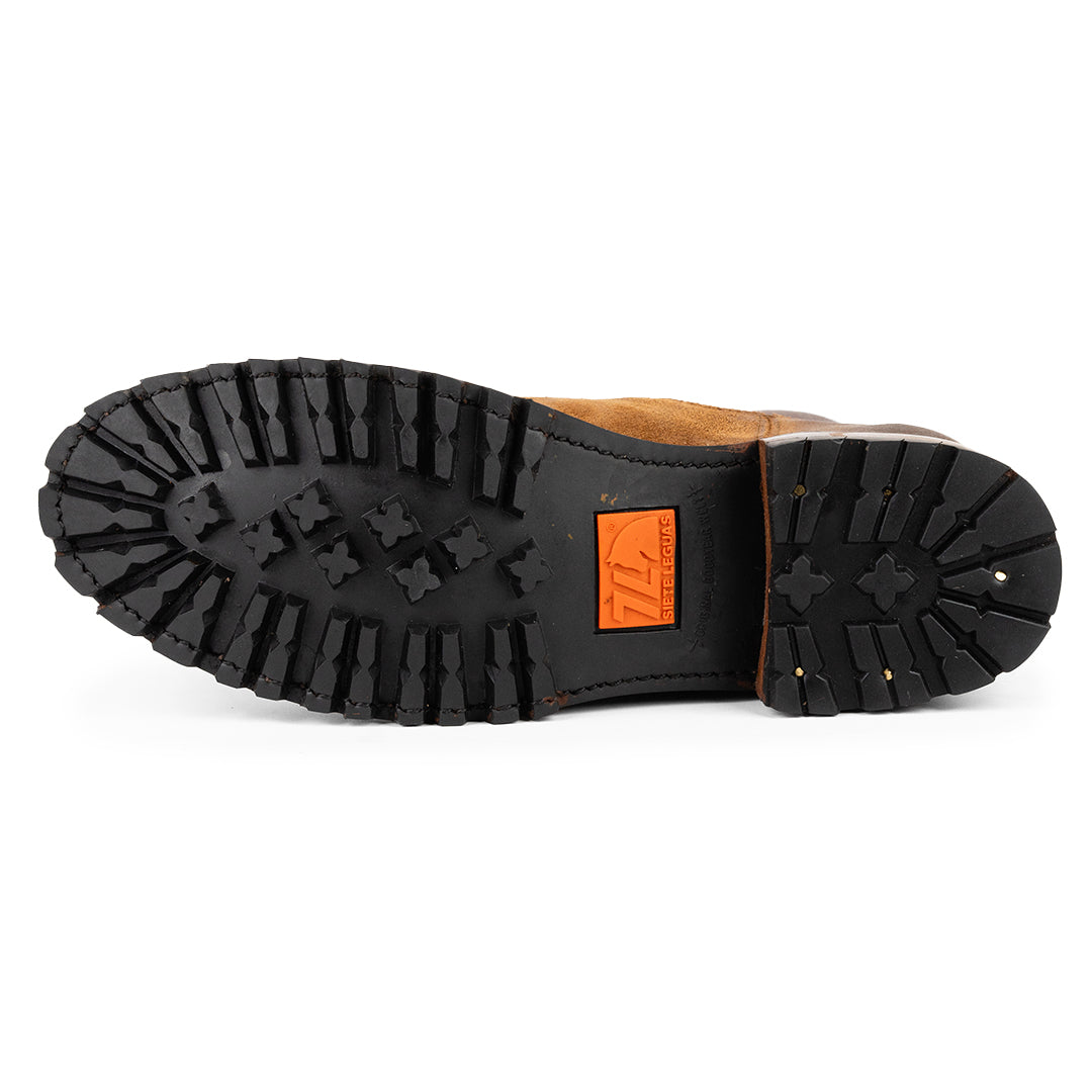 Suela de la bota Chelsea Gamuza Ginger Siete Leguas 6202-S disponible en Boot Place.