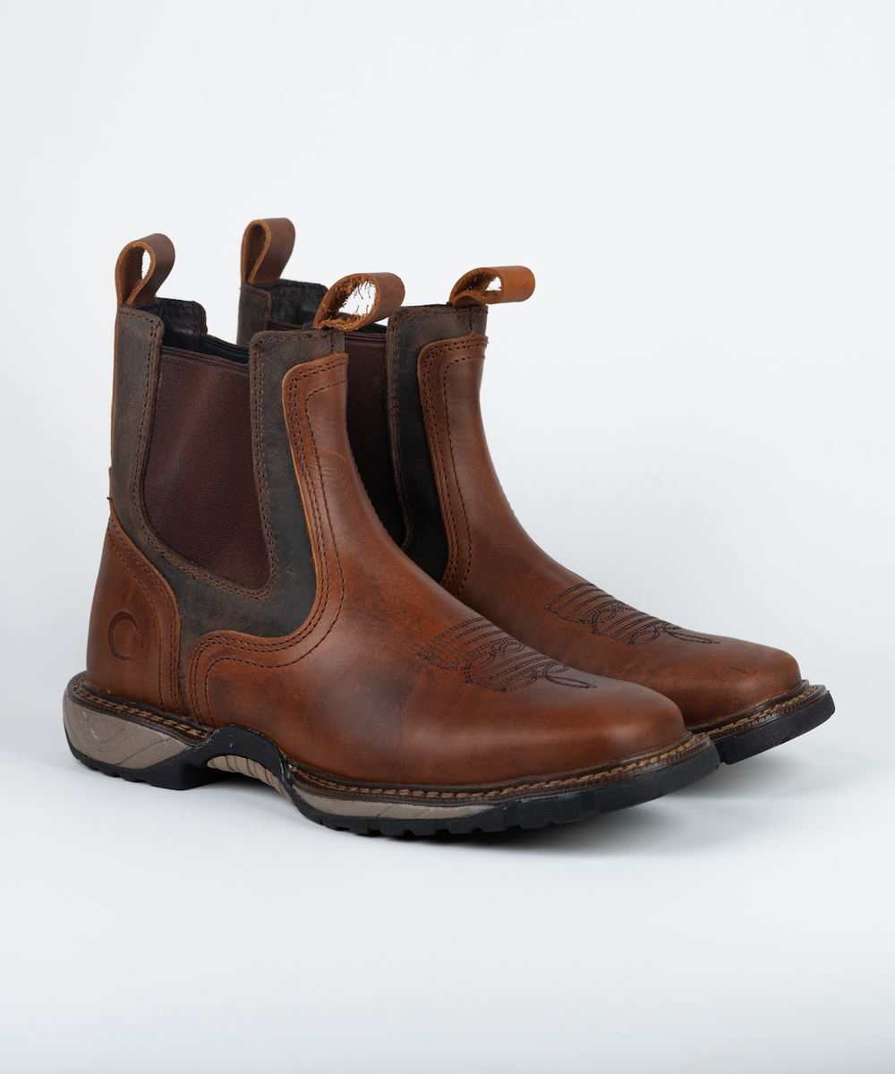 Cebu Bc Thunder Tan Chelsea Work Boot Bootplace.mx